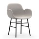 Sedia con Braccioli Form Armchair Rivestita Normann Copenhagen