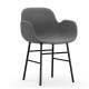 Sedia con Braccioli Form Armchair Rivestita Normann Copenhagen