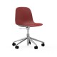 Sedia Girevole Form Chair Swivel Alluminio Normann Copenhagen