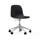 Sedia Girevole Form Chair Swivel Alluminio Bianco Normann Copenhagen