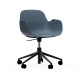 Sedia Girevole Form Armchair Swivel Alluminio Nero Normann Copenhagen