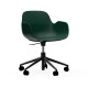 Sedia Girevole Form Armchair Swivel Alluminio Nero Normann Copenhagen