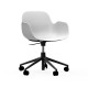 Sedia Girevole Form Armchair Swivel Alluminio Nero Normann Copenhagen