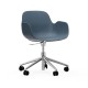 Sedia Girevole Form Armchair Swivel Alluminio Normann Copenhagen
