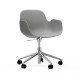 Sedia Girevole Form Armchair Swivel Alluminio Normann Copenhagen