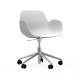 Sedia Girevole Form Armchair Swivel Alluminio Normann Copenhagen