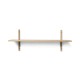Sector Shelf Black Brass Brackets ferm LIVING