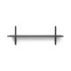 Sector Shelf Black Brass Brackets ferm LIVING