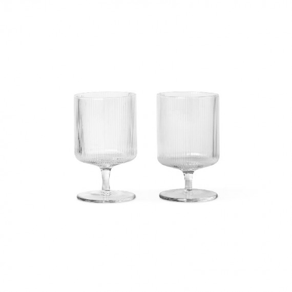 Ripple Bicchieri Vino - Set 2 Pz ferm LIVING