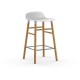Sgabello Bianco Form Barstool Rovere 65 cm Normann Copenhagen