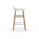 Sgabello Bianco Form Barstool Rovere 65 cm Normann Copenhagen