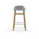 Sgabello Grigio Form Barstool Rovere 65 cm Normann Copenhagen