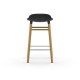 Sgabello Nero Form Barstool Rovere 65 cm Normann Copenhagen