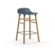 Sgabello Blu Form Barstool Rovere 65 cm Normann Copenhagen