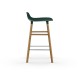 Sgabello Verde Form Barstool Rovere 65 cm Normann Copenhagen