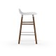 Sgabello Bianco Form Barstool Noce 65 cm Normann Copenhagen