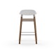 Sgabello Bianco Form Barstool Noce 65 cm Normann Copenhagen