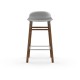 Sgabello Grigio Form Barstool Noce 65 cm Normann Copenhagen
