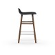 Sgabello Nero Form Barstool Noce 65 cm Normann Copenhagen