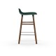 Sgabello Verde Form Barstool Noce 65 cm Normann Copenhagen