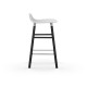 Sgabello Form Barstool Struttura Gambe Nero 65 cm Normann Copenhagen