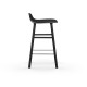 Sgabello Form Barstool Struttura Gambe Nero 65 cm Normann Copenhagen