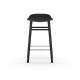 Sgabello Form Barstool Struttura Gambe Nero 65 cm Normann Copenhagen