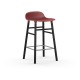 Sgabello Form Barstool Struttura Gambe Nero 65 cm Normann Copenhagen
