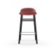 Sgabello Form Barstool Struttura Gambe Nero 65 cm Normann Copenhagen