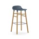 Sgabello Blu Form Barstool Rovere H 75 cm Normann Copenhagen