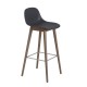 Sgabello Fiber Barstool H 75 cm Bianco Muuto