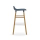 Sgabello Blu Form Barstool Rovere H 75 cm Normann Copenhagen