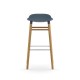 Sgabello Blu Form Barstool Rovere H 75 cm Normann Copenhagen