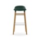Sgabello Verde Form Barstool Rovere H 75 cm Normann Copenhagen