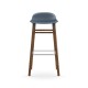 Sgabello Blu Form Barstool Noce H 75 cm Normann Copenhagen