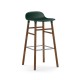 Sgabello Verde Form Barstool Noce H 75 cm Normann Copenhagen