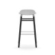 Sgabello Form Barstool H 75 cm Struttura Gambe Nera Normann Copenhagen