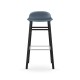 Sgabello Form Barstool H 75 cm Struttura Gambe Nera Normann Copenhagen