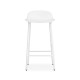 Sgabello Bianco Form Barstool Metallo Normann Copenhagen