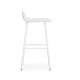Sgabello Bianco Form Barstool Metallo Normann Copenhagen