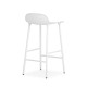 Sgabello Bianco Form Barstool Metallo Normann Copenhagen