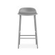 Sgabello Grigio Form Barstool Metallo Normann Copenhagen