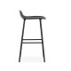 Sgabello Nero Form Barstool Metallo Normann Copenhagen