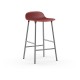 Sgabello Cromato Form Barstool Normann Copenhagen