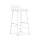 Sgabello Bianco Form Barstool Metallo Normann Copenhagen