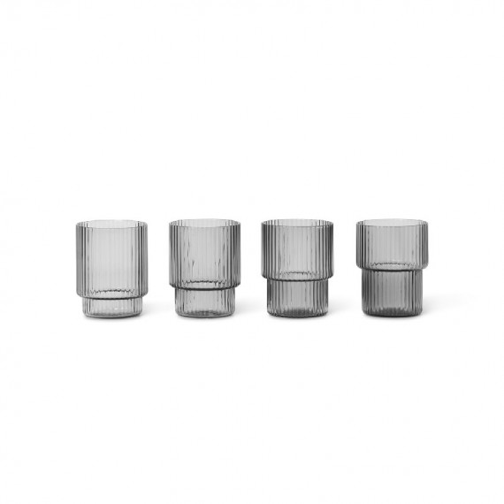 Ripple Bicchieri Liquore - Set 4 Pz ferm LIVING