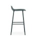 Sgabello Verde Form Barstool Metallo Normann Copenhagen