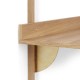 Sector Desk Brass Brackets ferm LIVING