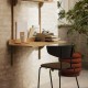 Sector Desk Black Brass Brackets ferm LIVING