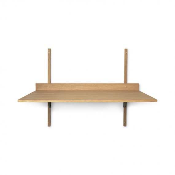 Sector Desk Black Brass Brackets ferm LIVING